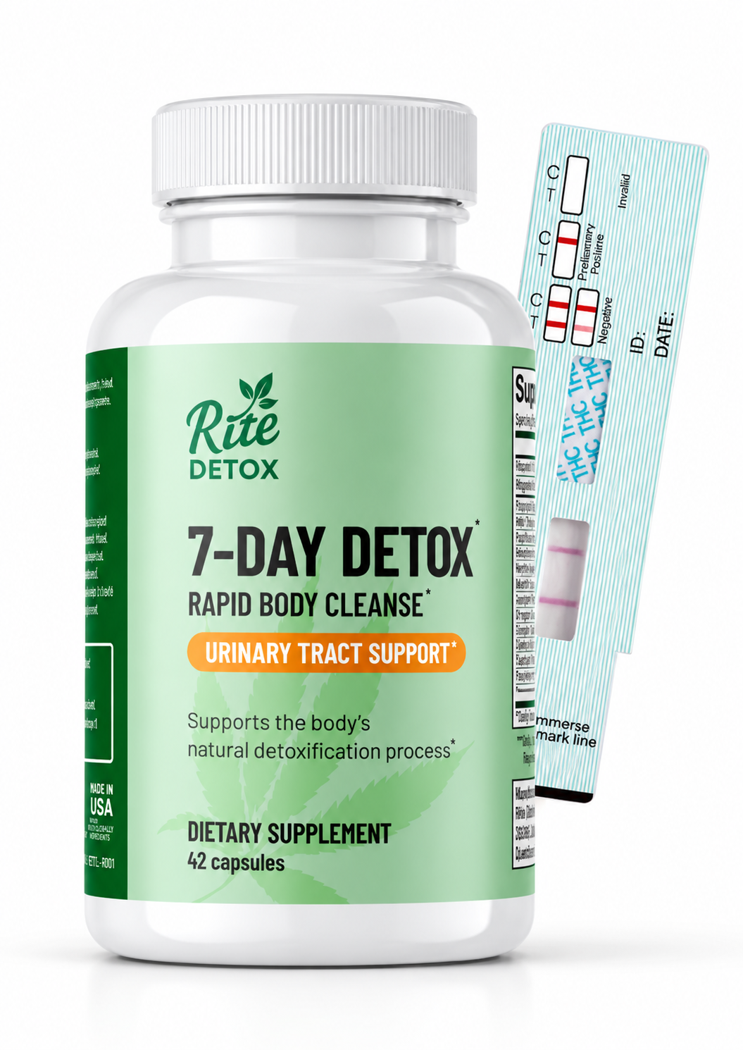 Rite Detox — 42 capsules with THC test